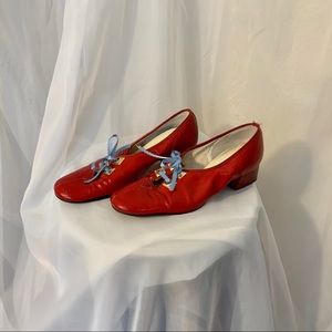 Rare Vintage California Cobbler Red 1940s Shoe